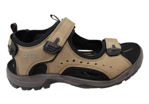 ECCO Mens Comfortable Leather Offroad Sandals ecco Shoes
