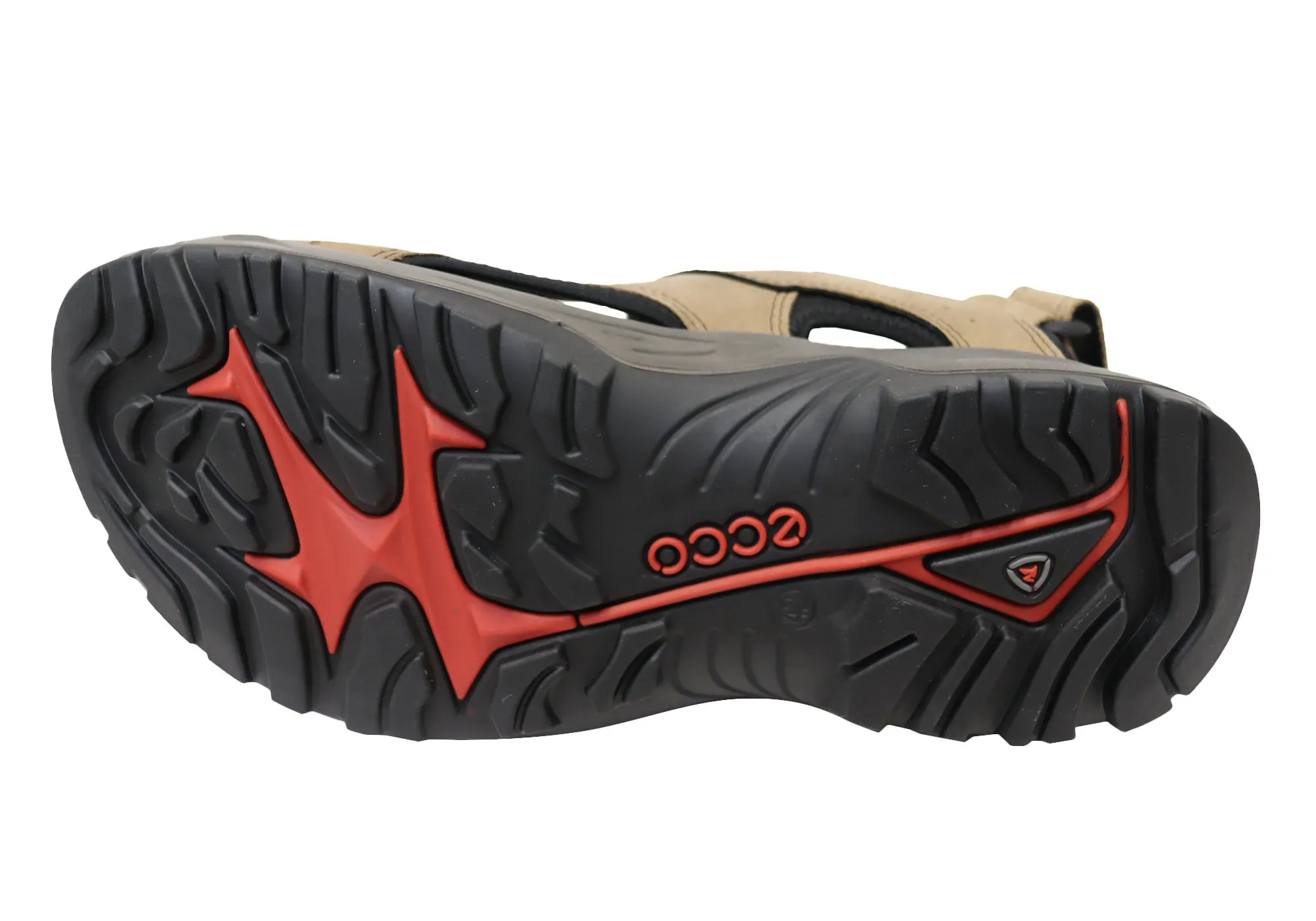 ECCO Mens Comfortable Leather Offroad Sandals ecco Shoes