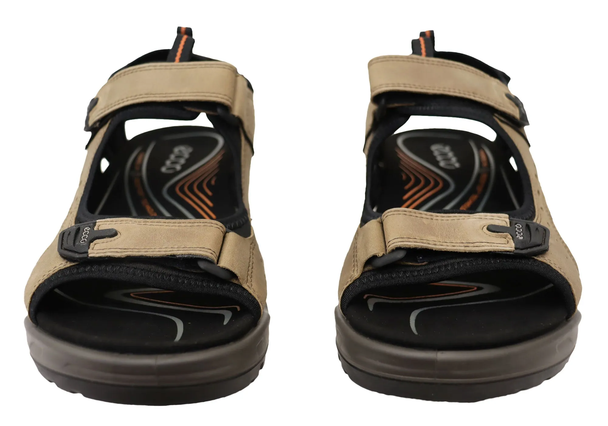 ECCO Mens Comfortable Leather Offroad Sandals ecco Shoes