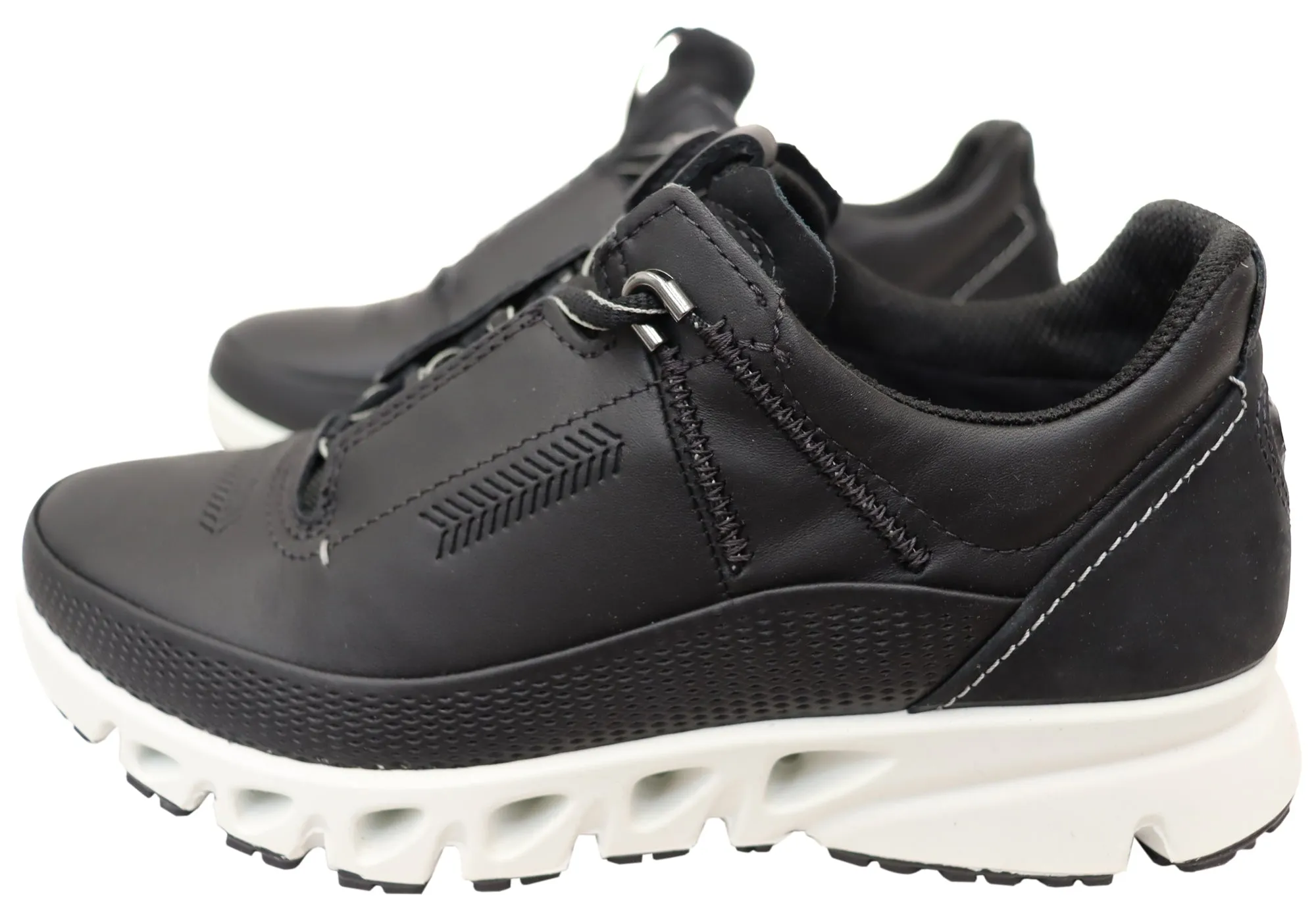 ECCO Multi Vent Womens Low GTX Comfortable Leather Lace Up Shoes ecco Shoes