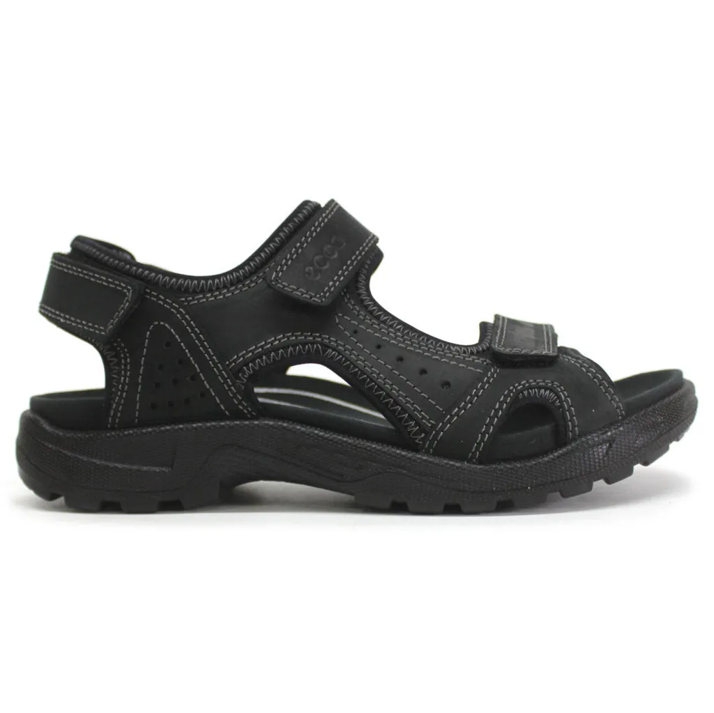 Ecco Onroads Leather Textile Men's Slingback Sandals ecco Shoes