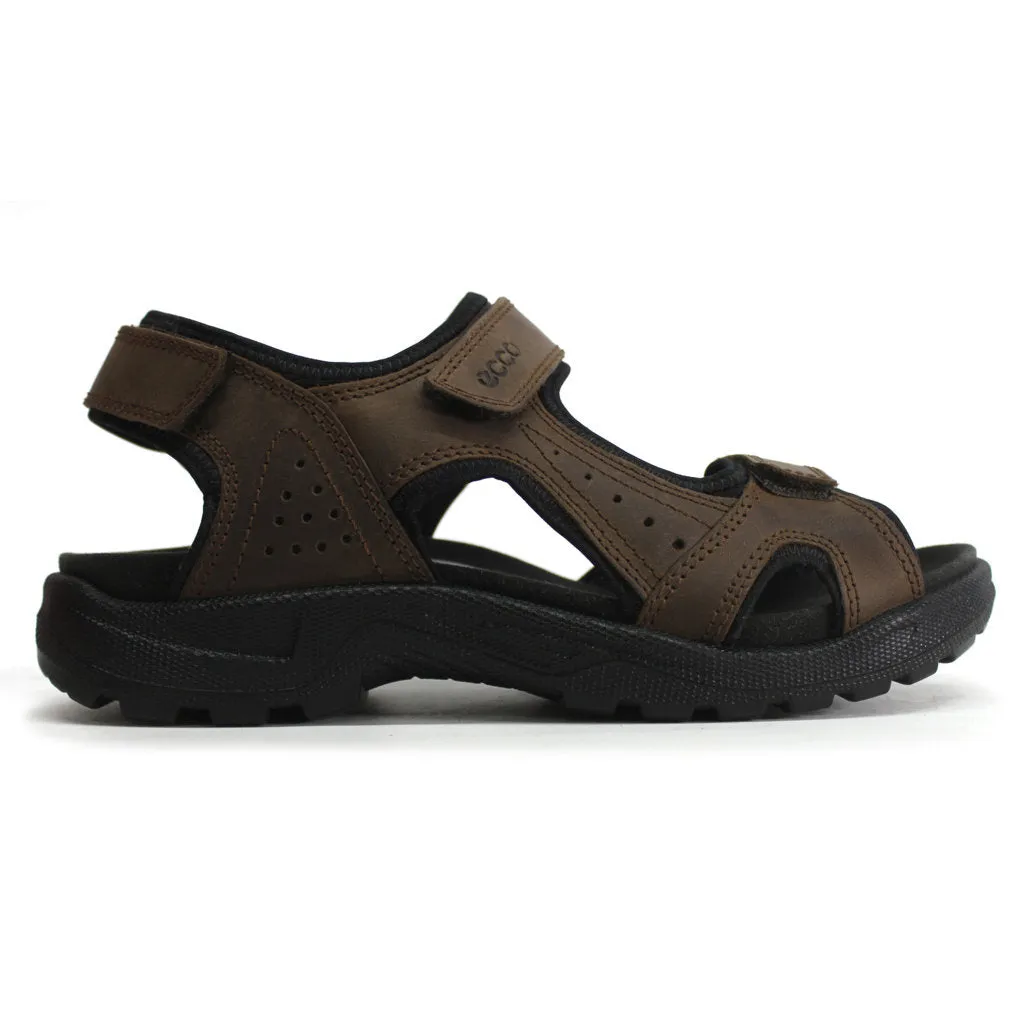 Ecco Onroads Leather Textile Men's Slingback Sandals ecco Shoes