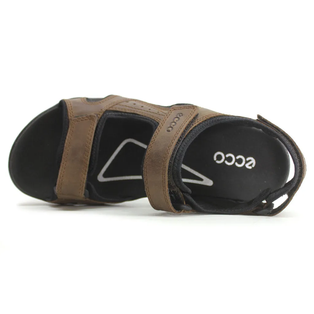 Ecco Onroads Leather Textile Men's Slingback Sandals ecco Shoes