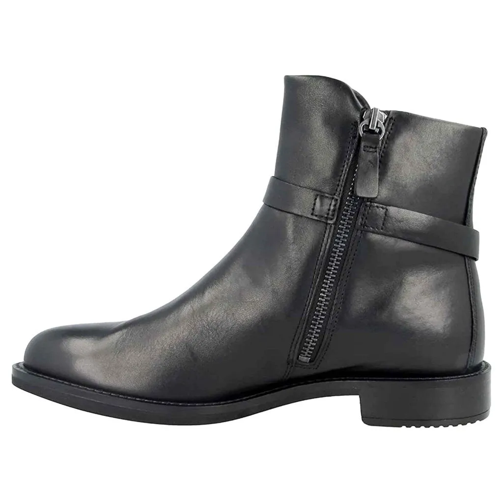 Ecco Sartorelle 25 Full Grain Leather Women's Zip Up Ankle Boots ecco Shoes