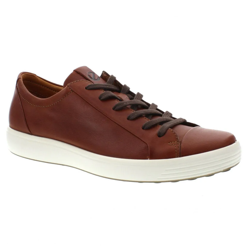 Ecco Soft 7 Full Grain Leather Men's Fashion Trainers ecco Shoes