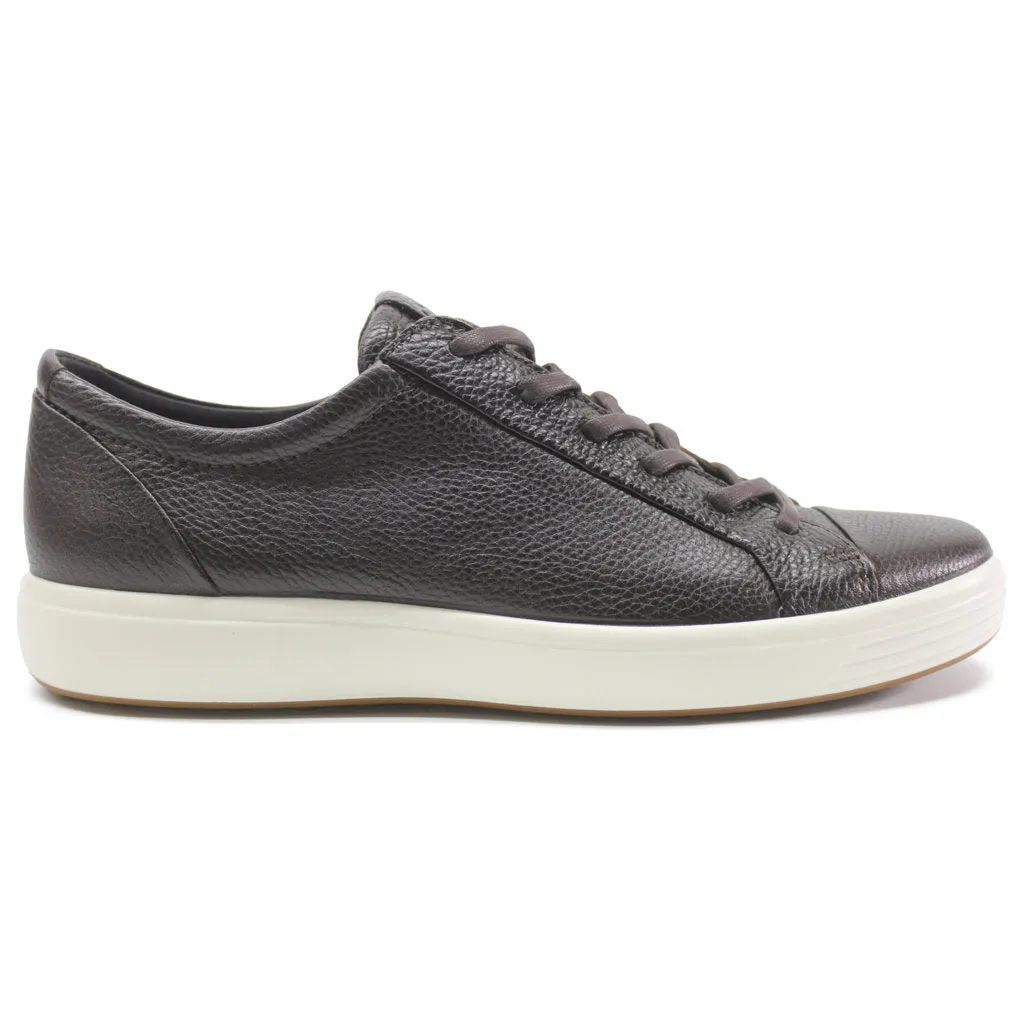Ecco Soft 7 Full Grain Leather Men's Fashion Trainers ecco Shoes