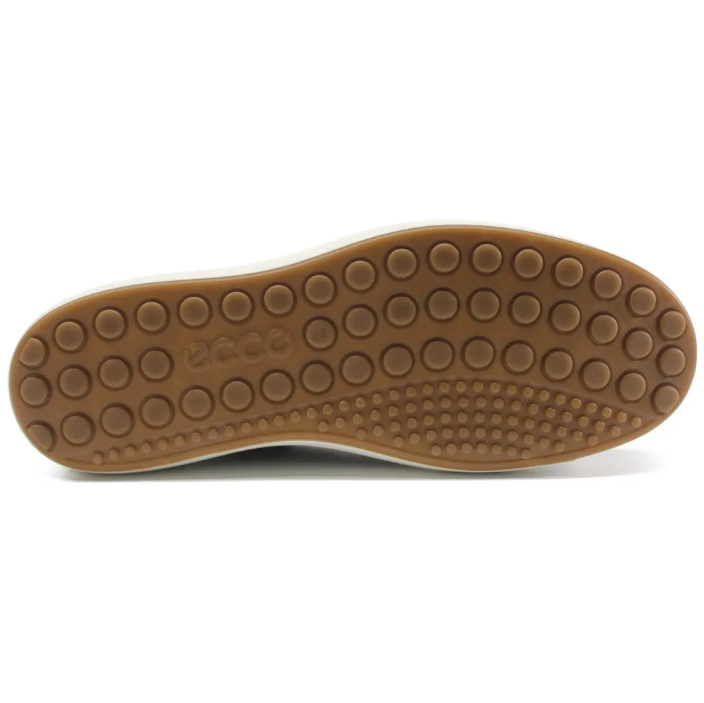 Ecco Soft 7 Full Grain Leather Men's Fashion Trainers ecco Shoes