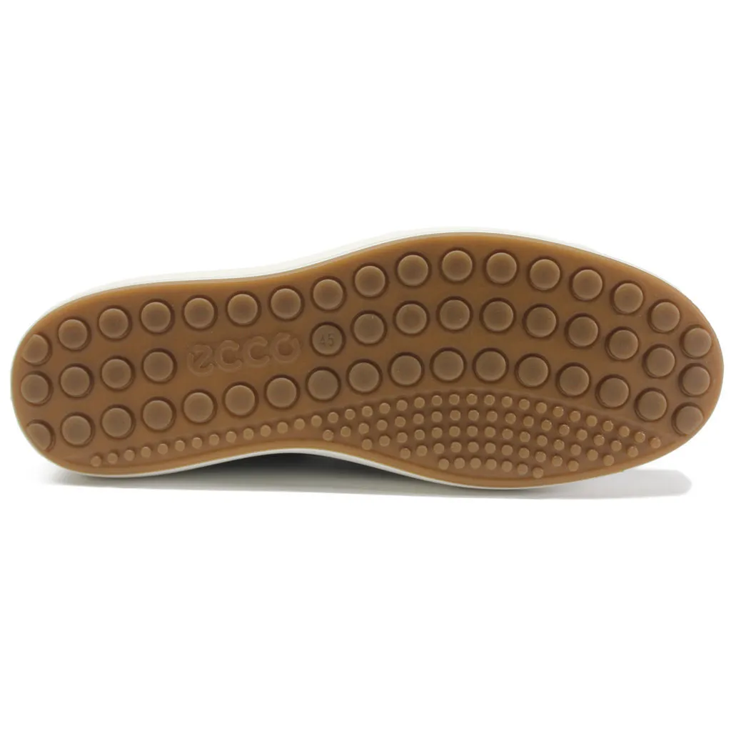 Ecco Soft 7 Full Grain Leather Men's Fashion Trainers ecco Shoes