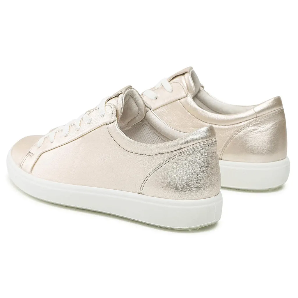 Ecco Soft 7 Full Grain Leather Women's Casual Trainers ecco Shoes