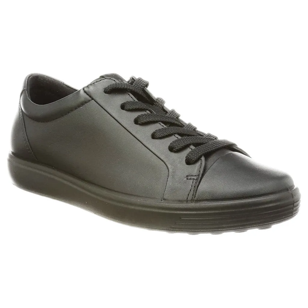 Ecco Soft 7 Full Grain Leather Women's Casual Trainers ecco Shoes