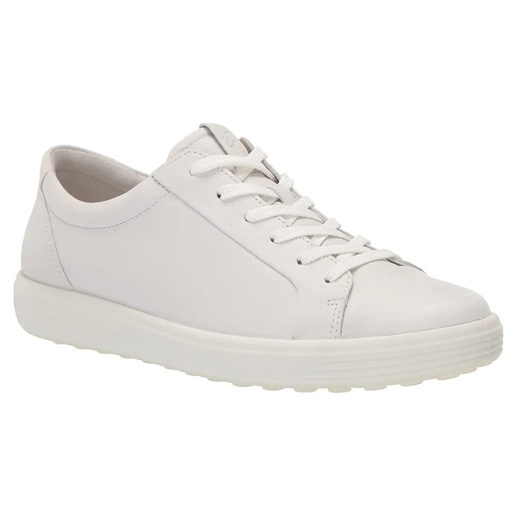 Ecco Soft 7 Full Grain Leather Women's Casual Trainers ecco Shoes