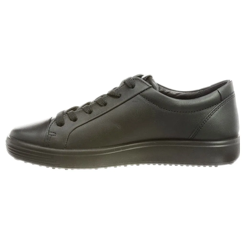 Ecco Soft 7 Full Grain Leather Women's Casual Trainers ecco Shoes