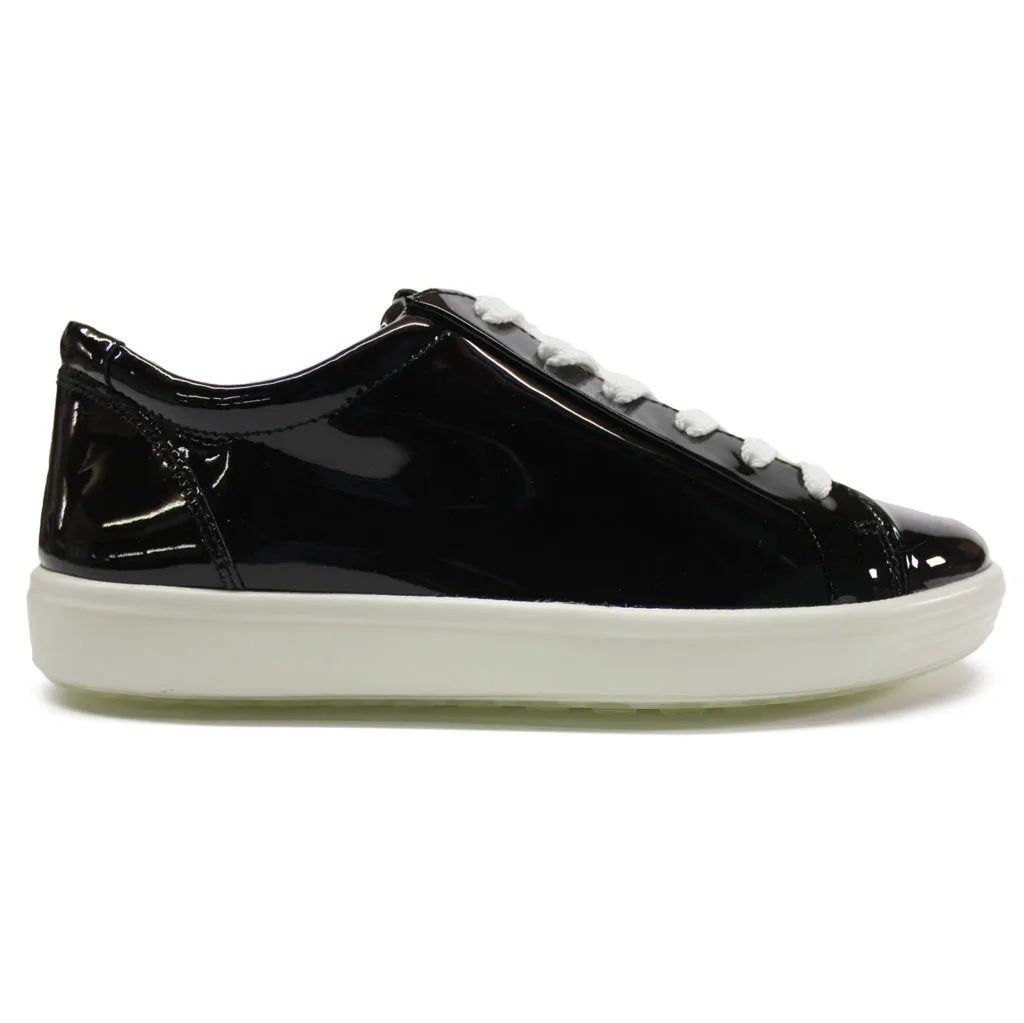 Ecco Soft 7 Full Grain Leather Women's Casual Trainers ecco Shoes