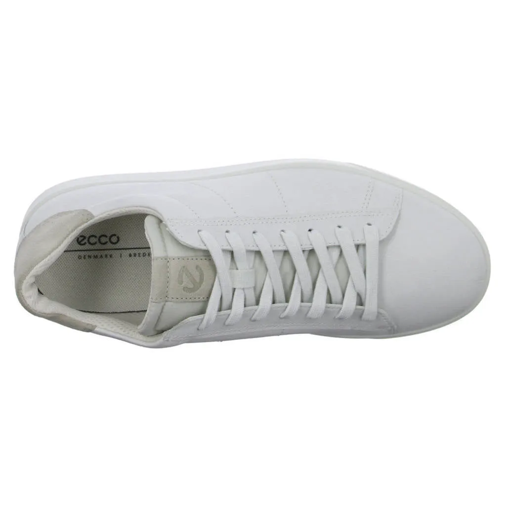 Ecco Street Lite Full Grain Leather Men's Casual Trainers ecco Shoes