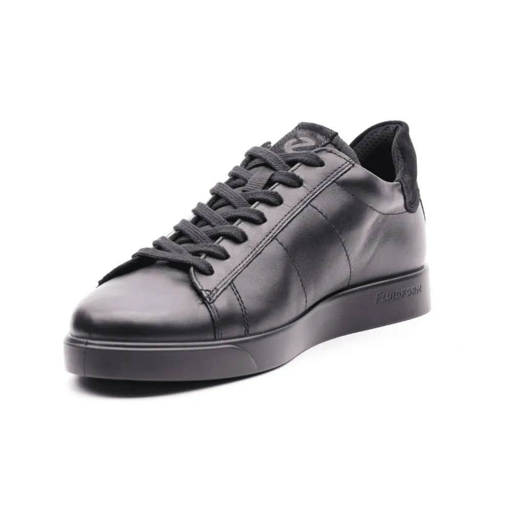 Ecco Street Lite Full Grain Leather Men's Casual Trainers ecco Shoes