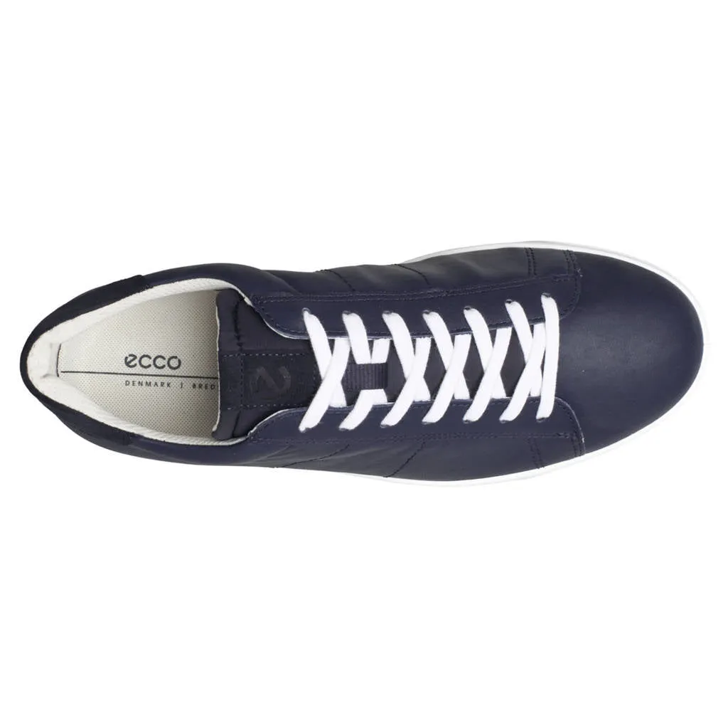 Ecco Street Lite Full Grain Leather Men's Casual Trainers ecco Shoes