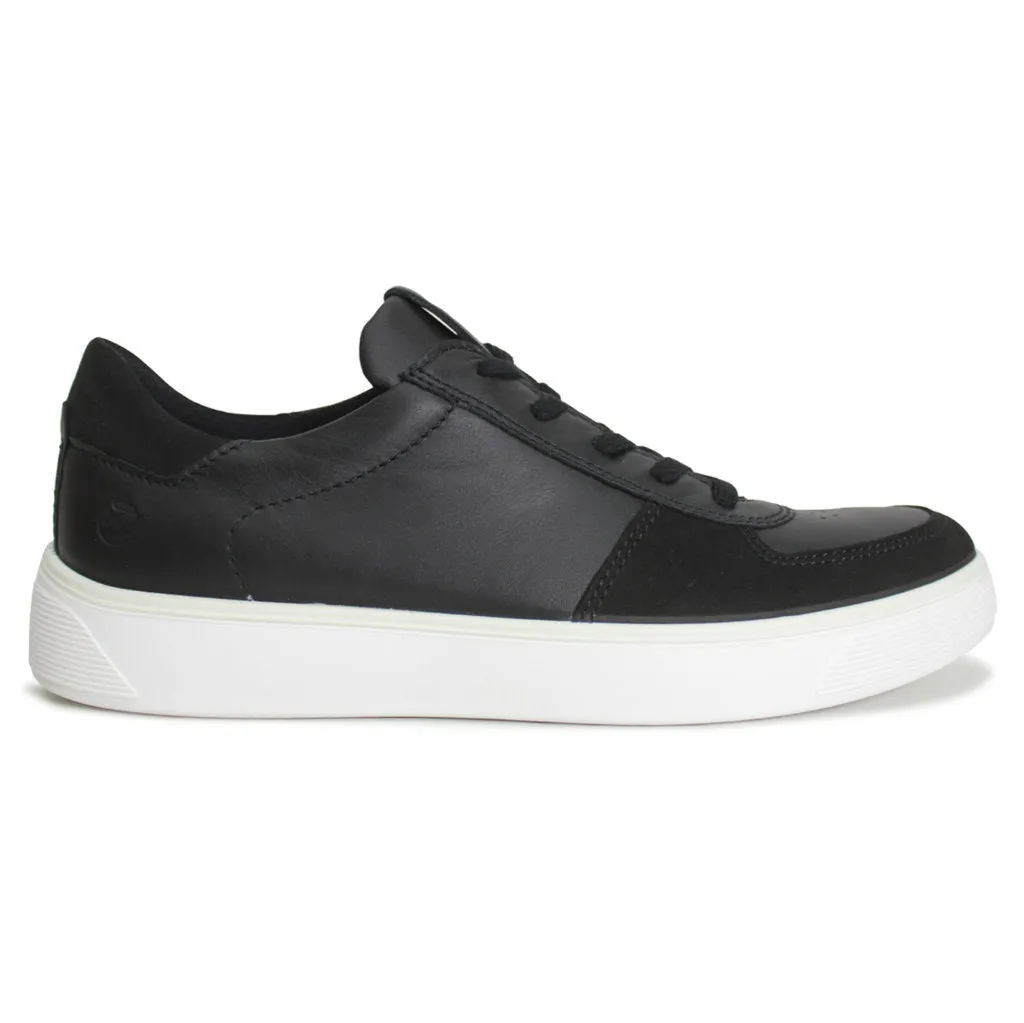 Ecco Street Tray Nubuck Leather Men's Low Profile Shoes ecco Shoes