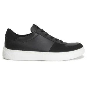 Ecco Street Tray Nubuck Leather Men's Low Profile Shoes ecco Shoes