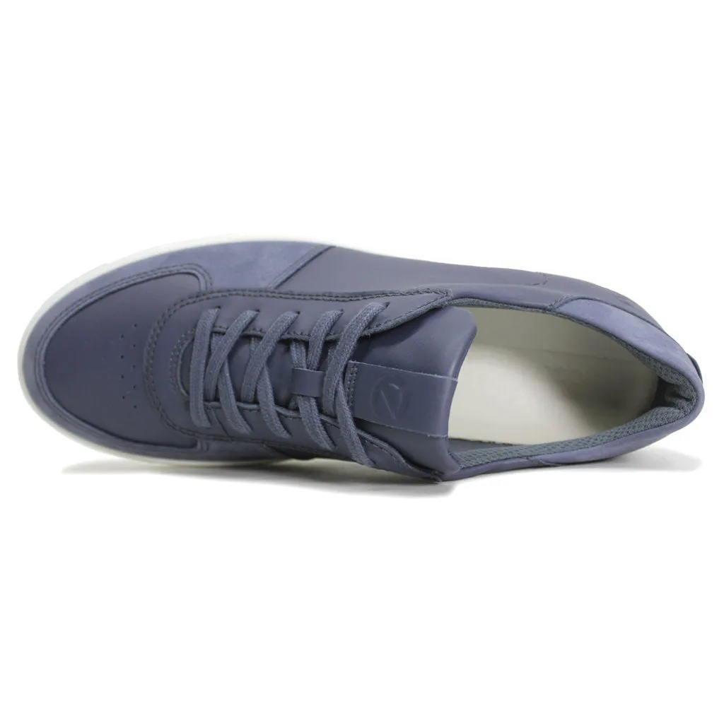 Ecco Street Tray Nubuck Leather Men's Low Profile Shoes ecco Shoes