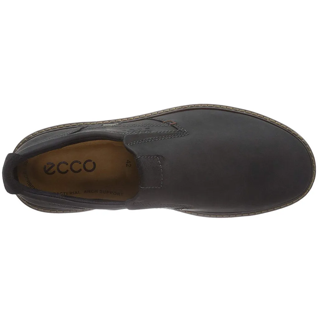 Ecco Turn GTX Nubuck Leather Waterproof Men's Slip-On Shoes ecco Shoes