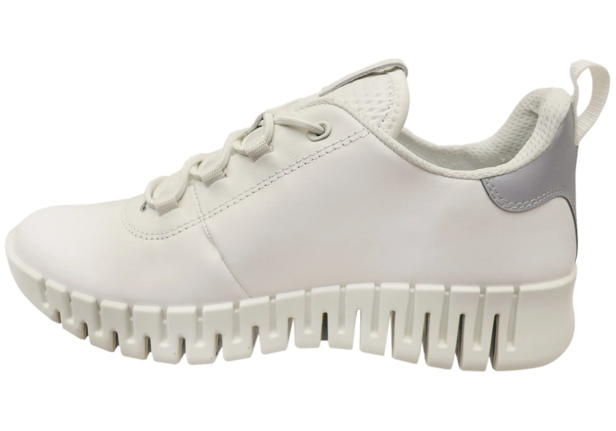 ECCO Womens Comfortable Leather Gruuv Sneakers Shoes ecco Shoes