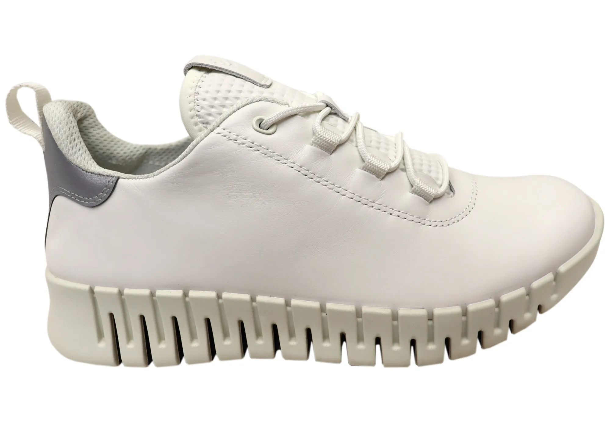 ECCO Womens Comfortable Leather Gruuv Sneakers Shoes ecco Shoes