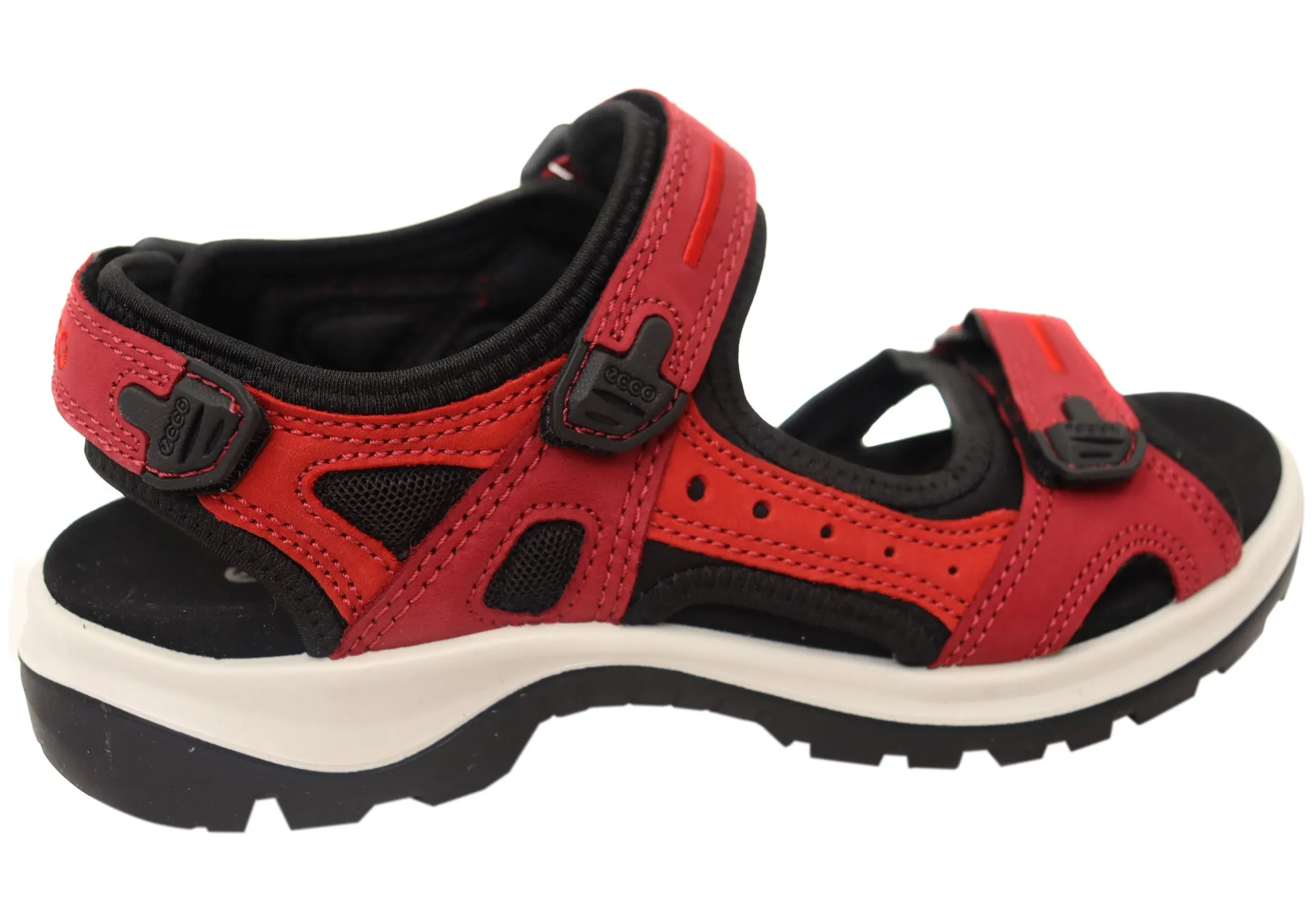 ECCO Womens Offroad Leather Adjustable Sandals ecco Shoes