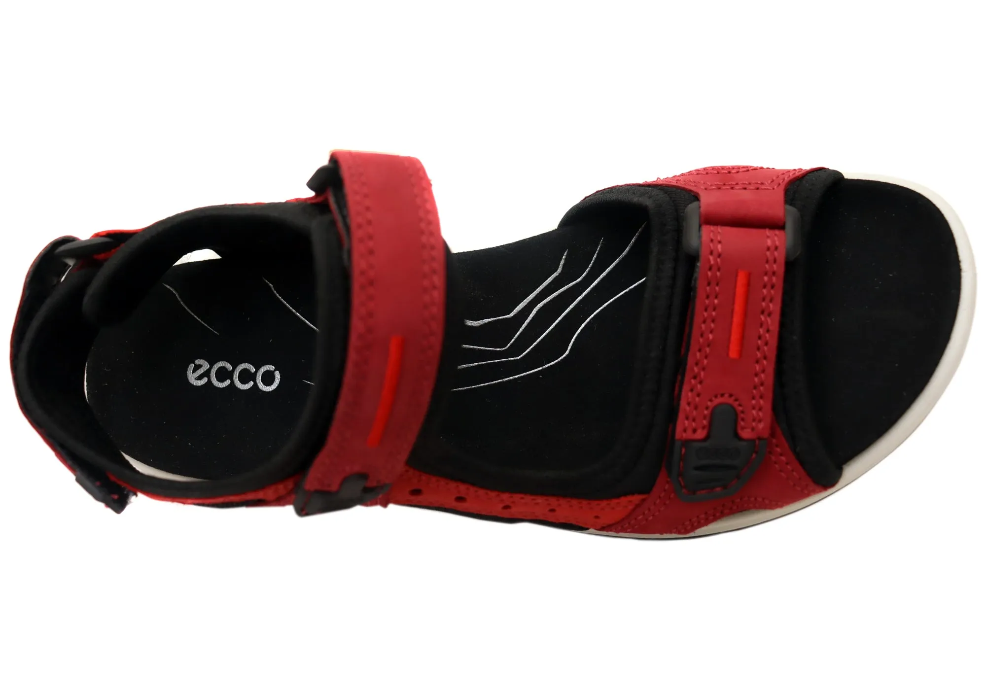 ECCO Womens Offroad Leather Adjustable Sandals ecco Shoes