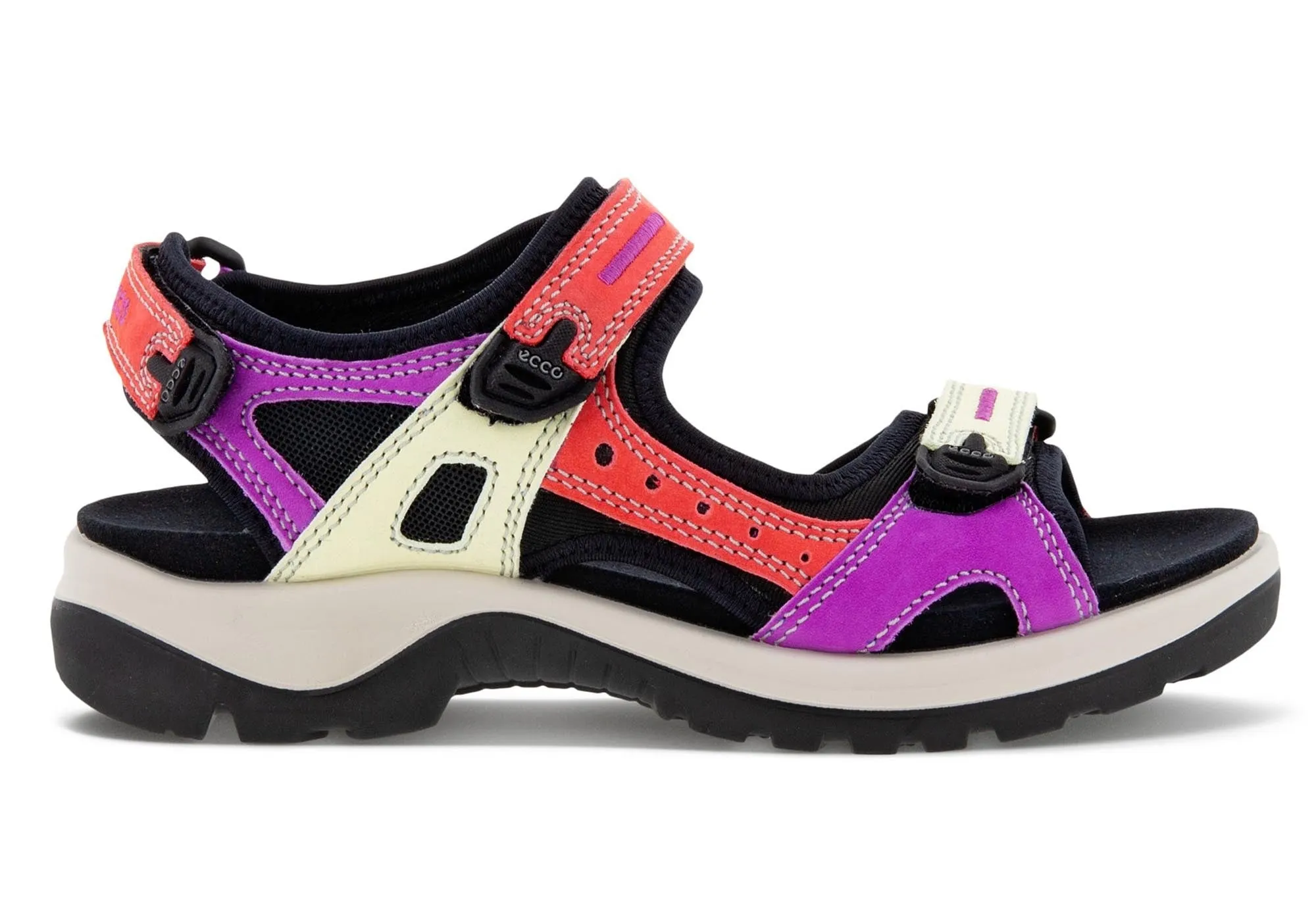 ECCO Womens Offroad Leather Adjustable Sandals ecco Shoes