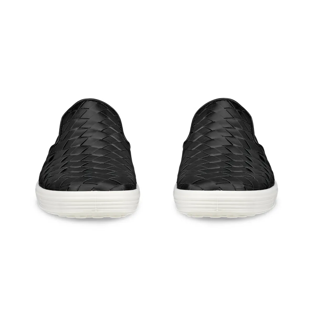Ecco Women's Soft 7 Slip-On Woven Black ecco Shoes