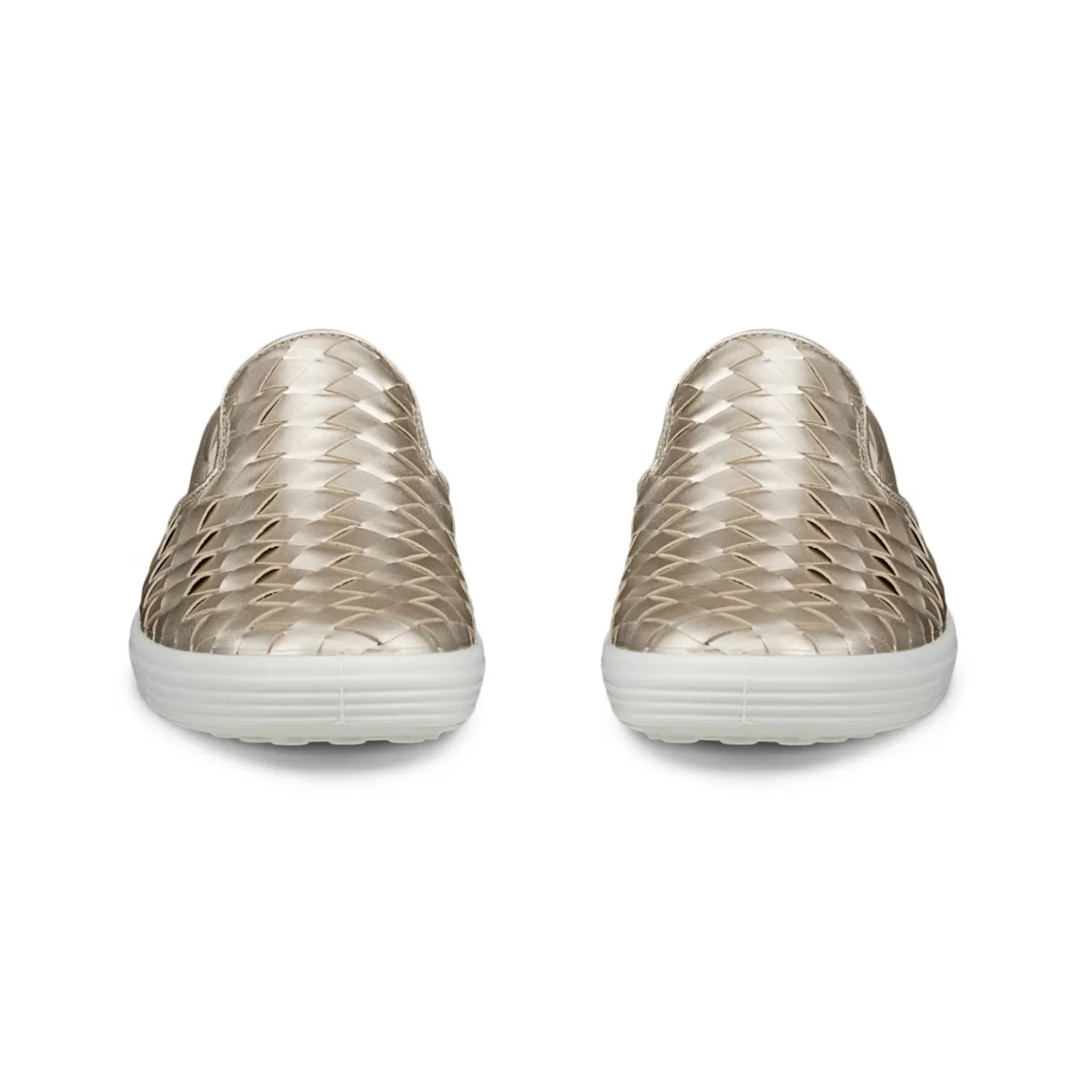Ecco Women's Soft 7 Slip-On Woven Gold ecco Shoes