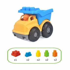 ECO FRIENDLY DUMPER-2 BRICKS VEHICLE -ROLL UP