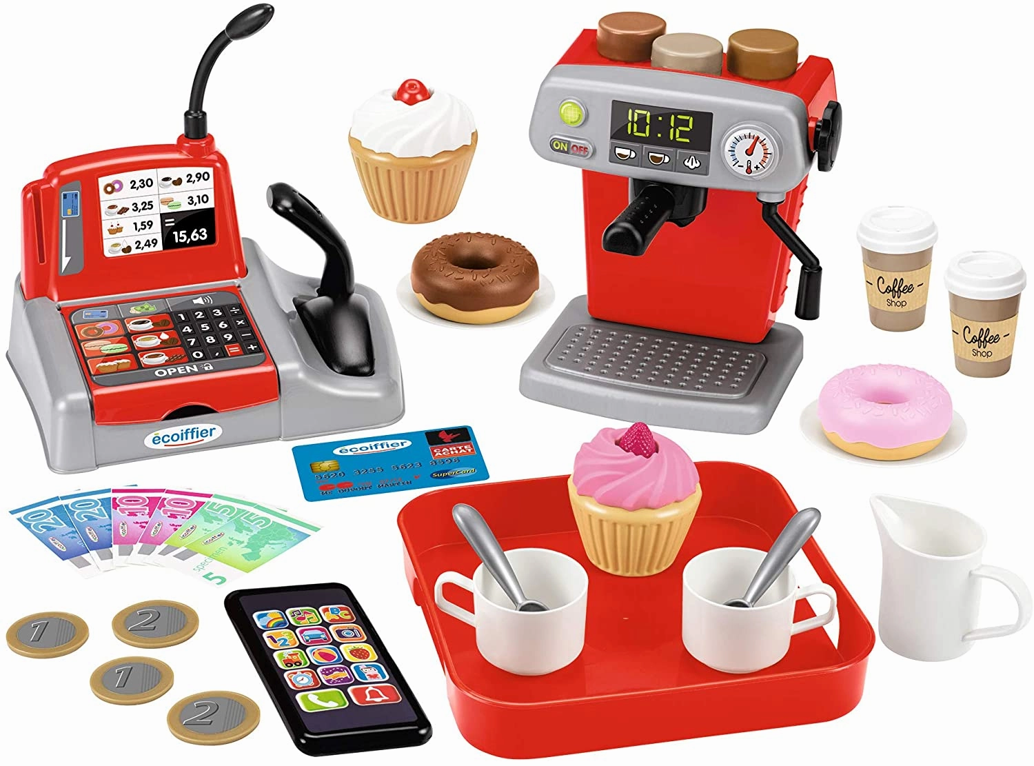 Ecoiffier - Coffee shop set