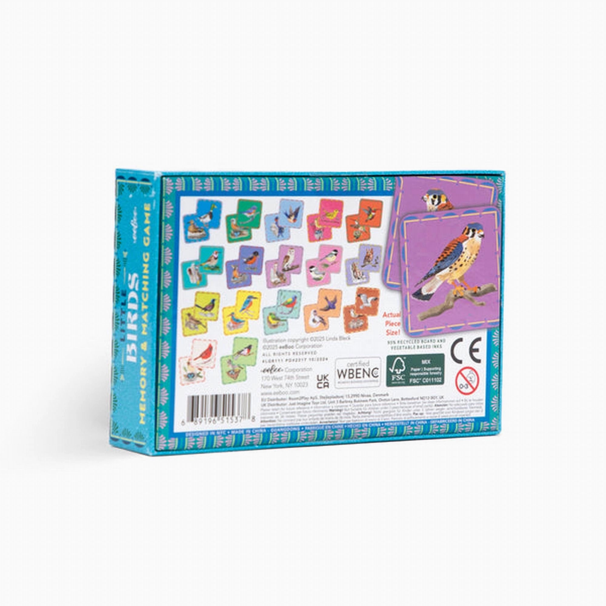 eeBoo Birds Little Matching Game