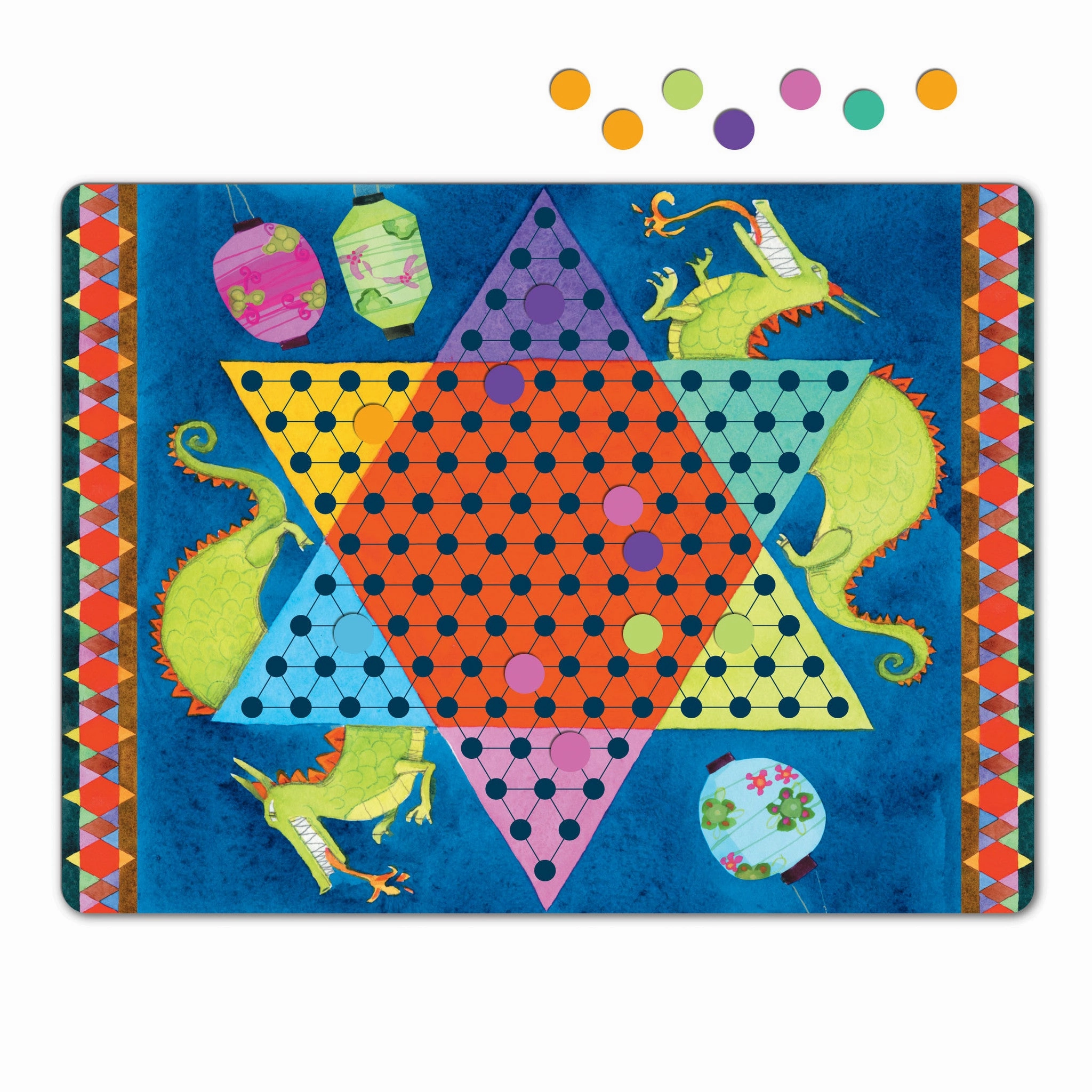 eeBoo Chinese Checkers Magnetic Game