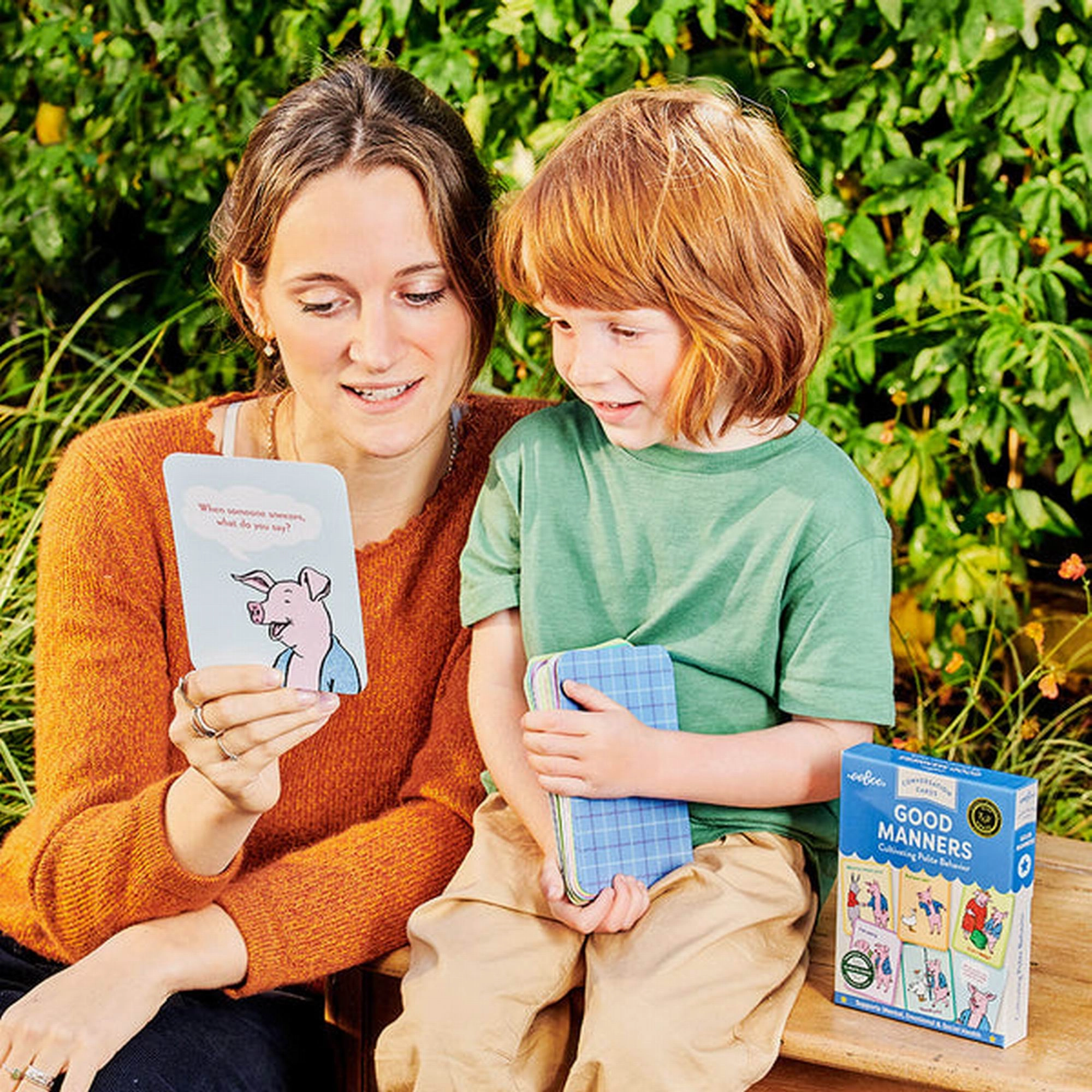 eeBoo Good Manners Conversation Cards  New Packaging
