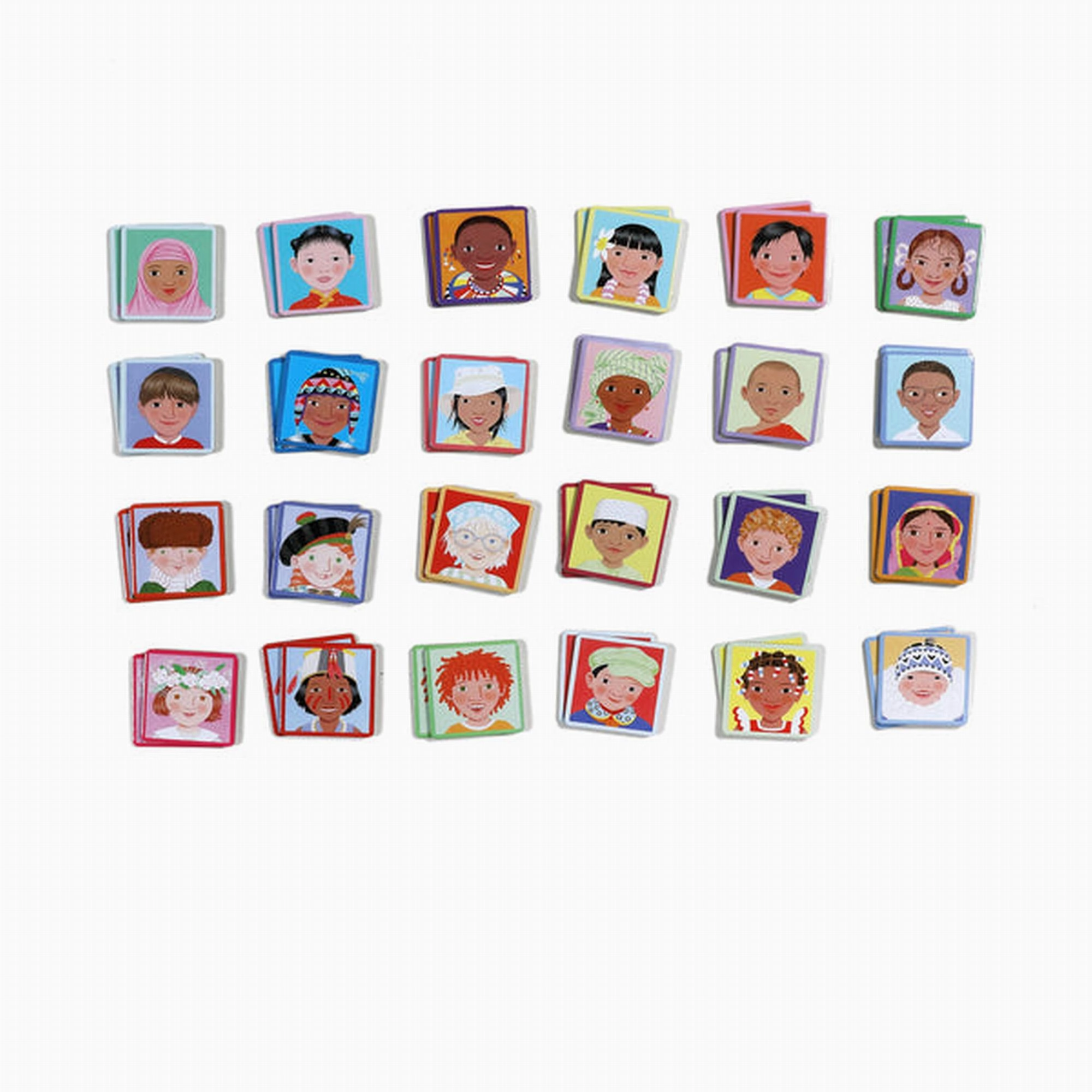 eeBoo I Never Forget a Face Matching Game  New Packaging