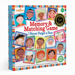 eeBoo I Never Forget a Face Matching Game  New Packaging