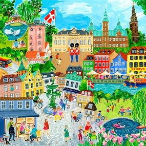 Eeboo Puzzle 1000 Pieces - Kbenhavn