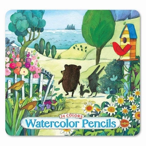 eeBoo Walk To The Sea Watercolor Pencils