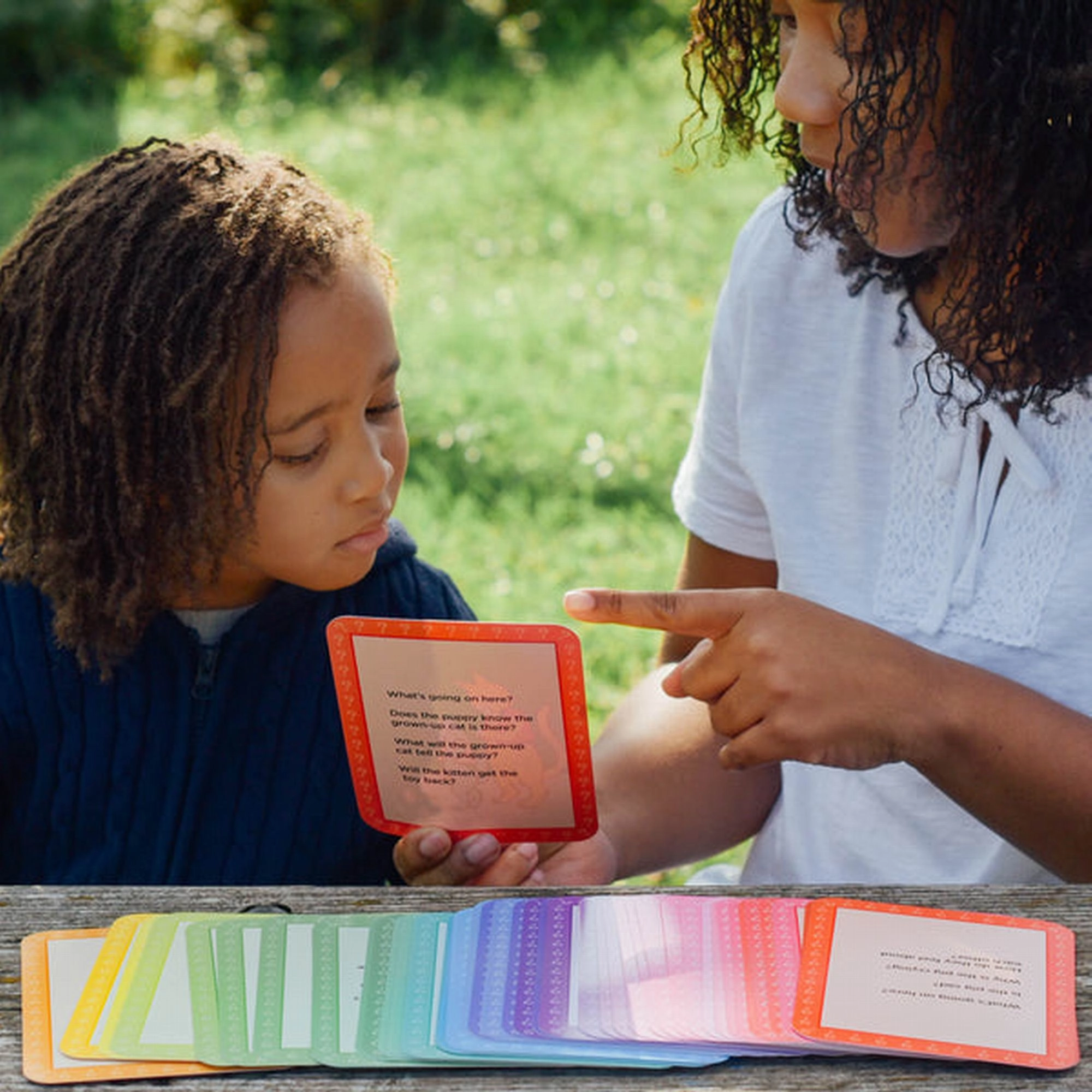 eeBoo Whats Going On Here Conversation Cards  New Packaging