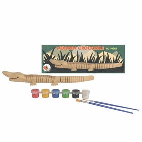 Egmont Toys Wooden Crocodile To Paint