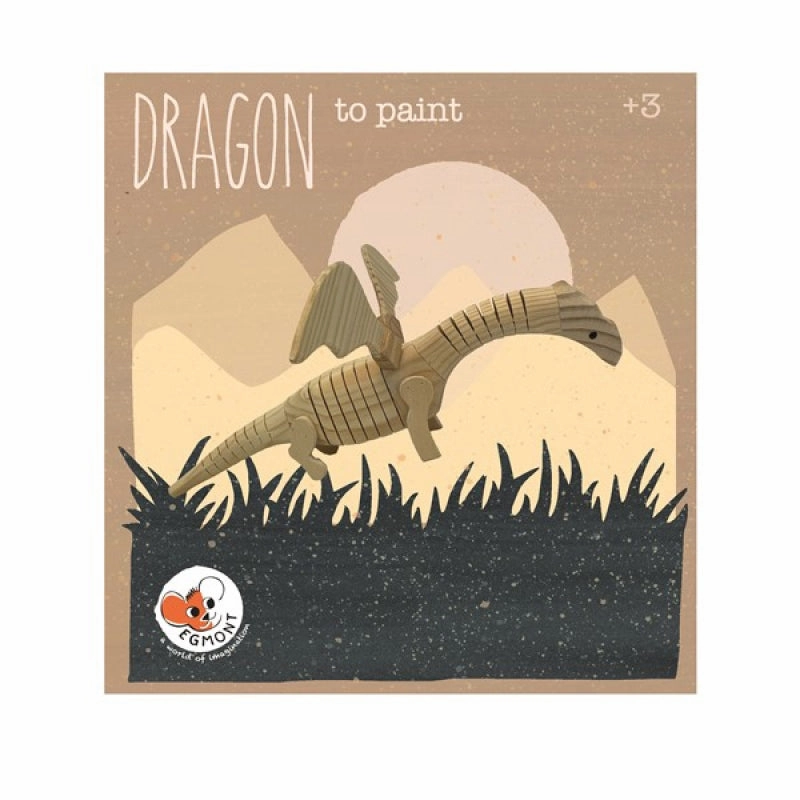 Egmont Toys Wooden Dragon To Paint