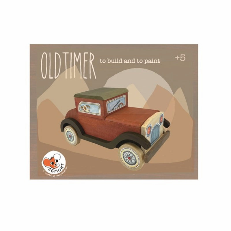 Egmont Toys Wooden Oldtimer Car To Paint