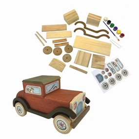 Egmont Toys Wooden Oldtimer Car To Paint