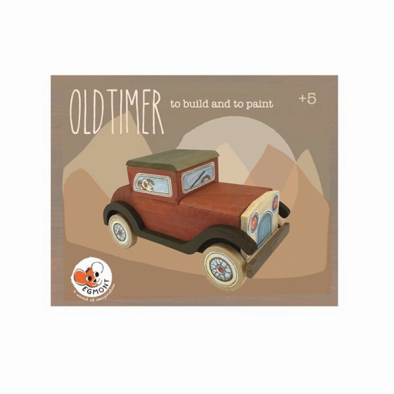 Egmont Toys Wooden Oldtimer Car To Paint