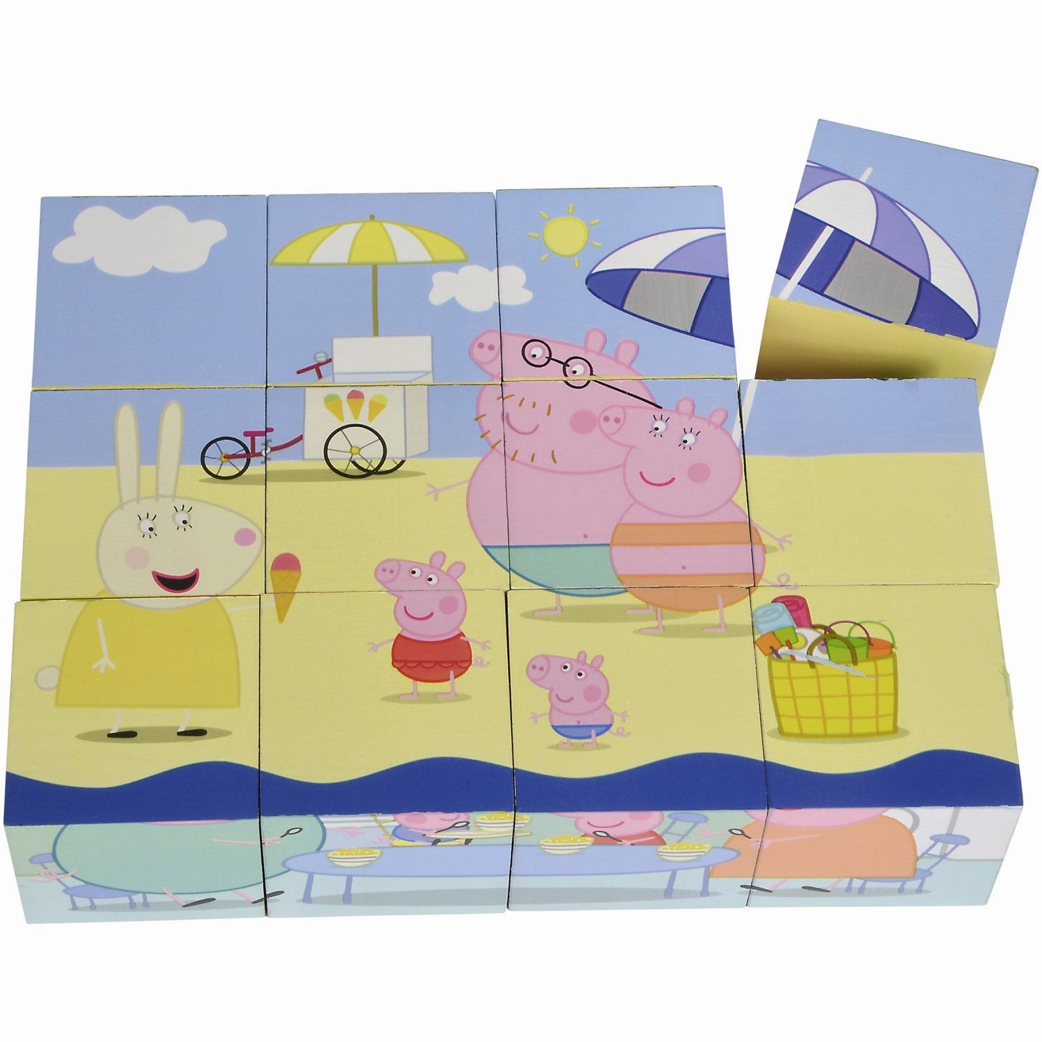 Eichhorn Peppa Pig Puzzle Cube in Wood