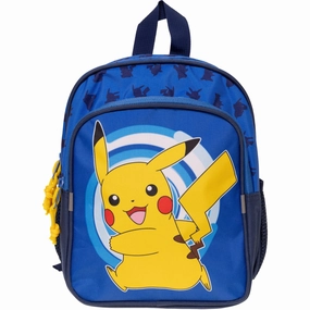 Euromic Pokmon Lille Backpack med front lommer med Zipper And 2 mesh side lommer