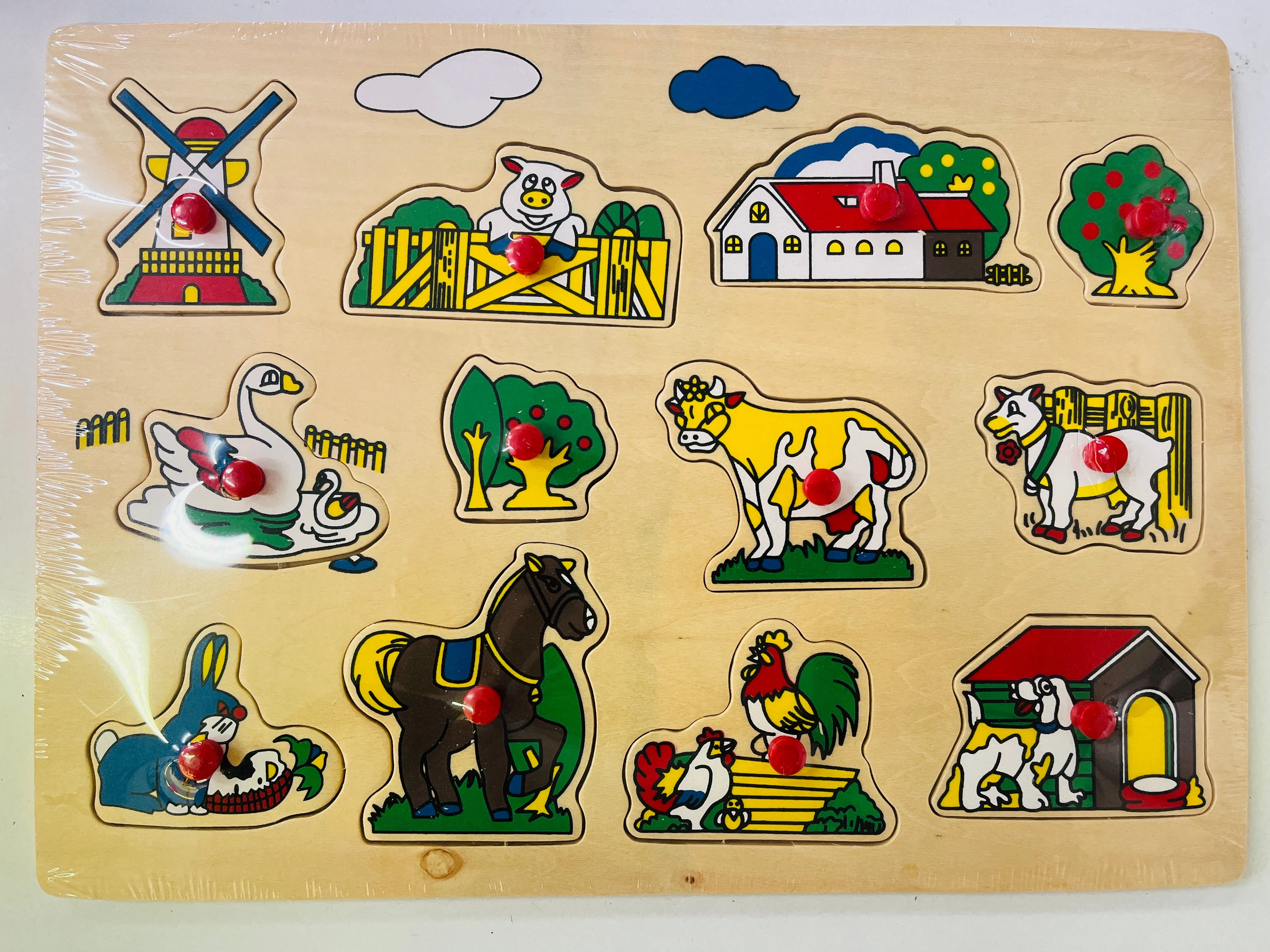 Farm peg puzzle