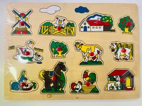 Farm peg puzzle